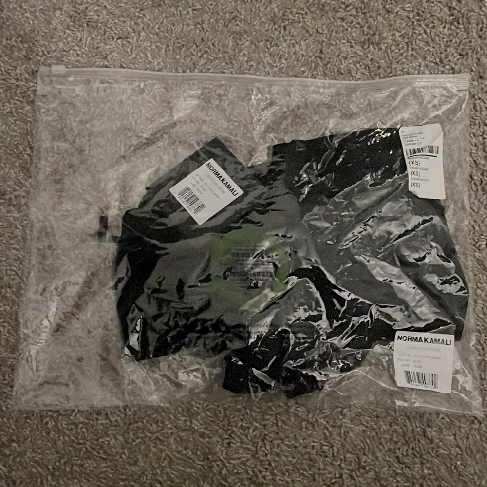 Norma Kamali Cross Halter Side Drape Gown in Black - Picture 5 of 7